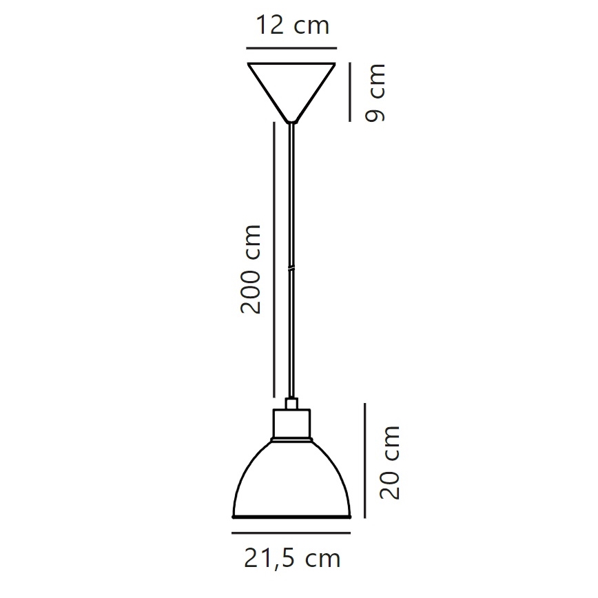 Nordlux - Candeeiro suspenso POP 1xE27/40W/230V bege