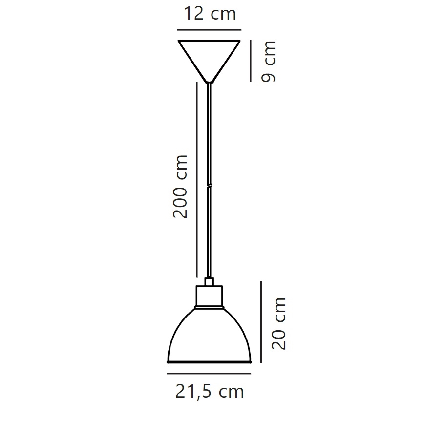 Nordlux - Candeeiro suspenso POP 1xE27/40W/230V menta