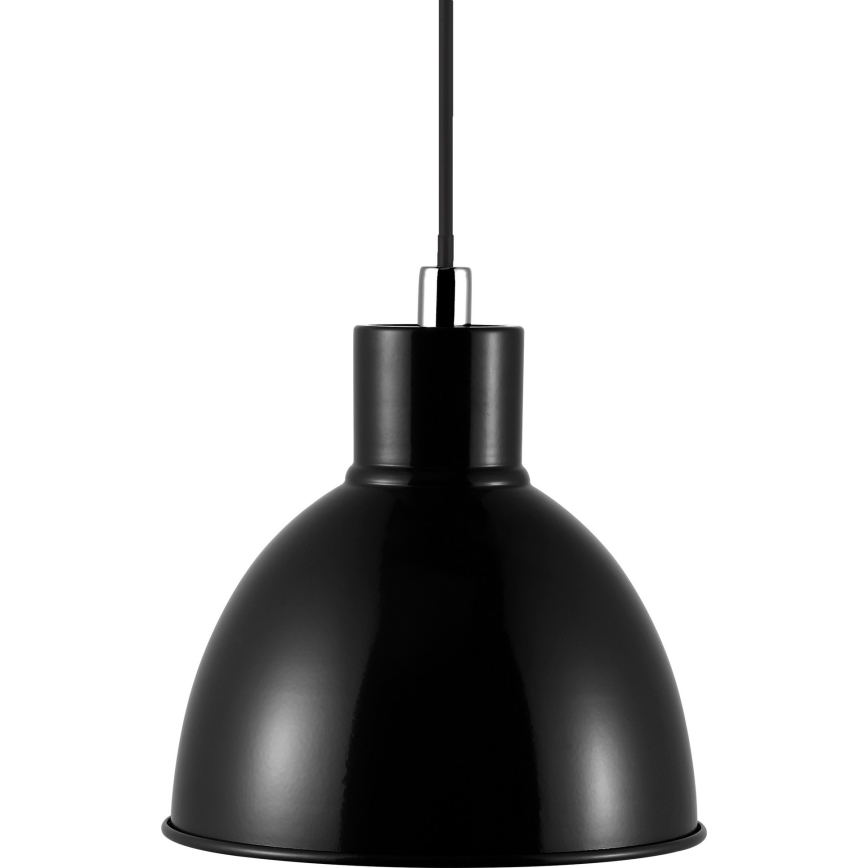 Nordlux - Candeeiro suspenso POP 1xE27/40W/230V preto/cromado