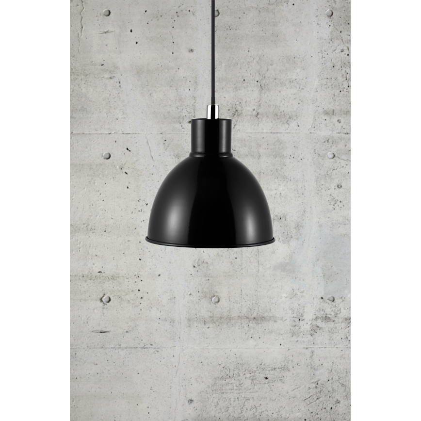 Nordlux - Candeeiro suspenso POP 1xE27/40W/230V preto/cromado