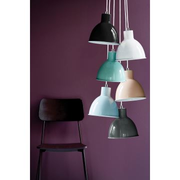 Nordlux - Candeeiro suspenso POP 1xE27/40W/230V preto/cromado