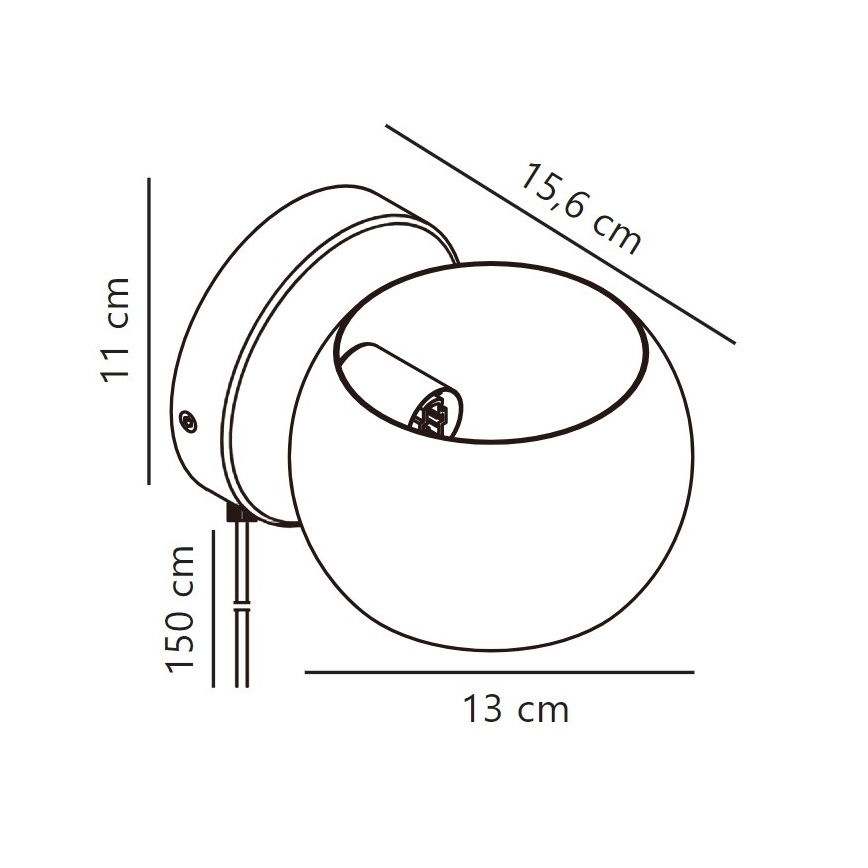 Nordlux - Foco de parede BELIR 1xG9/5W/230V verde