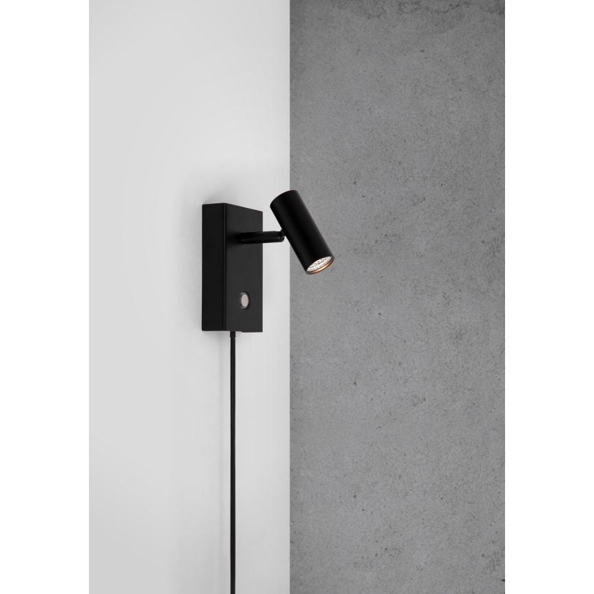 Nordlux - Foco de parede LED com regulação OMARI LED/3,2W/230V preto