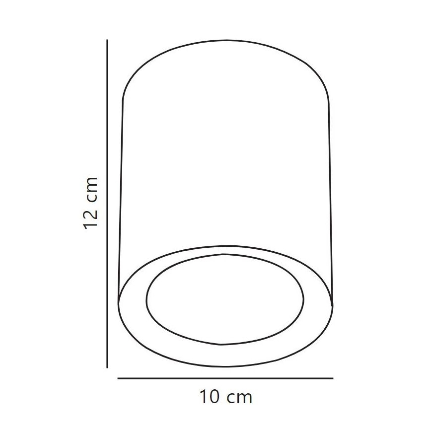 Nordlux - Foco LED FALLON LONG LED/5,5W/230V preto