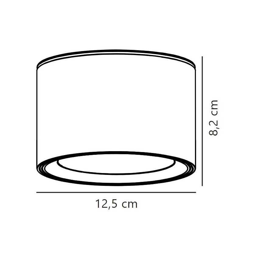 Nordlux - Foco LED para casa de banho LANDON LED/6,5W/230V IP44 preto