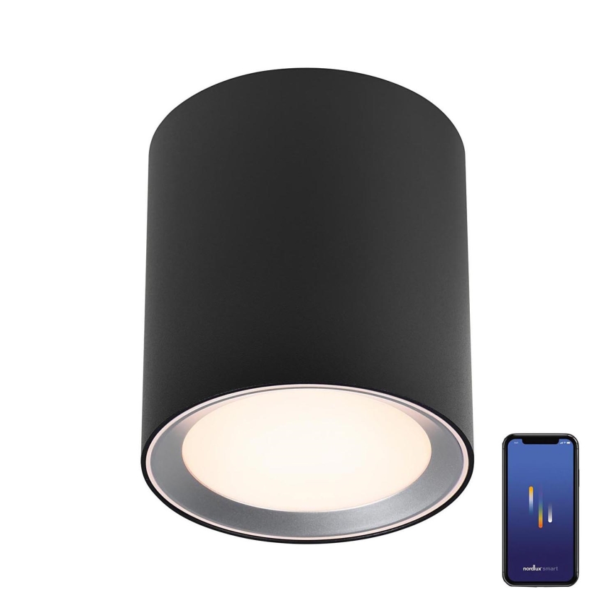 Nordlux - Foco para casa de banho regulável LED LANDON SMART LED/8W/230V 2700-6500K IP44 preto