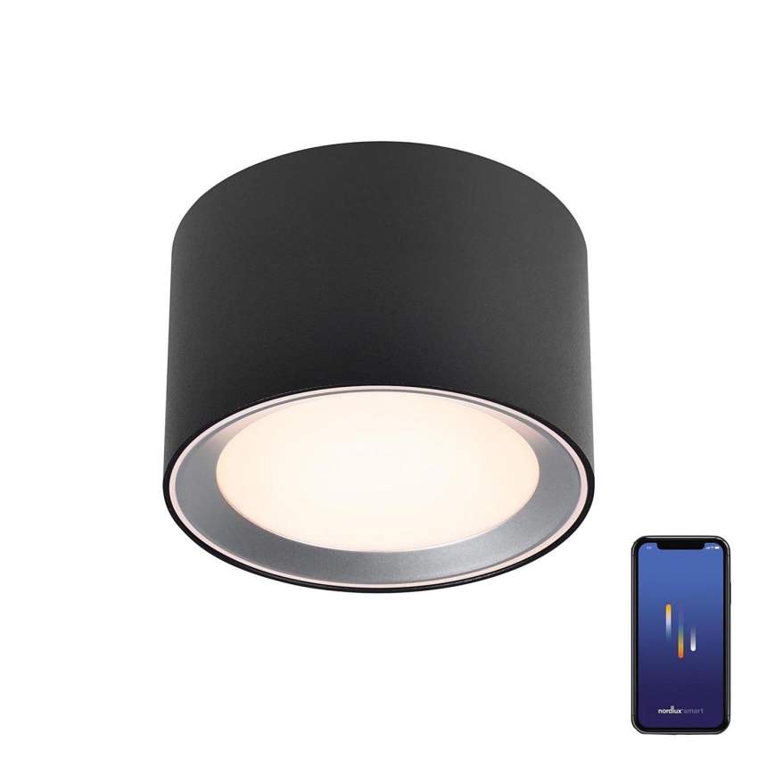 Nordlux - Foco para casa de banho regulável LED LANDON SMART LED/8W/230V 2700-6500K IP44 preto