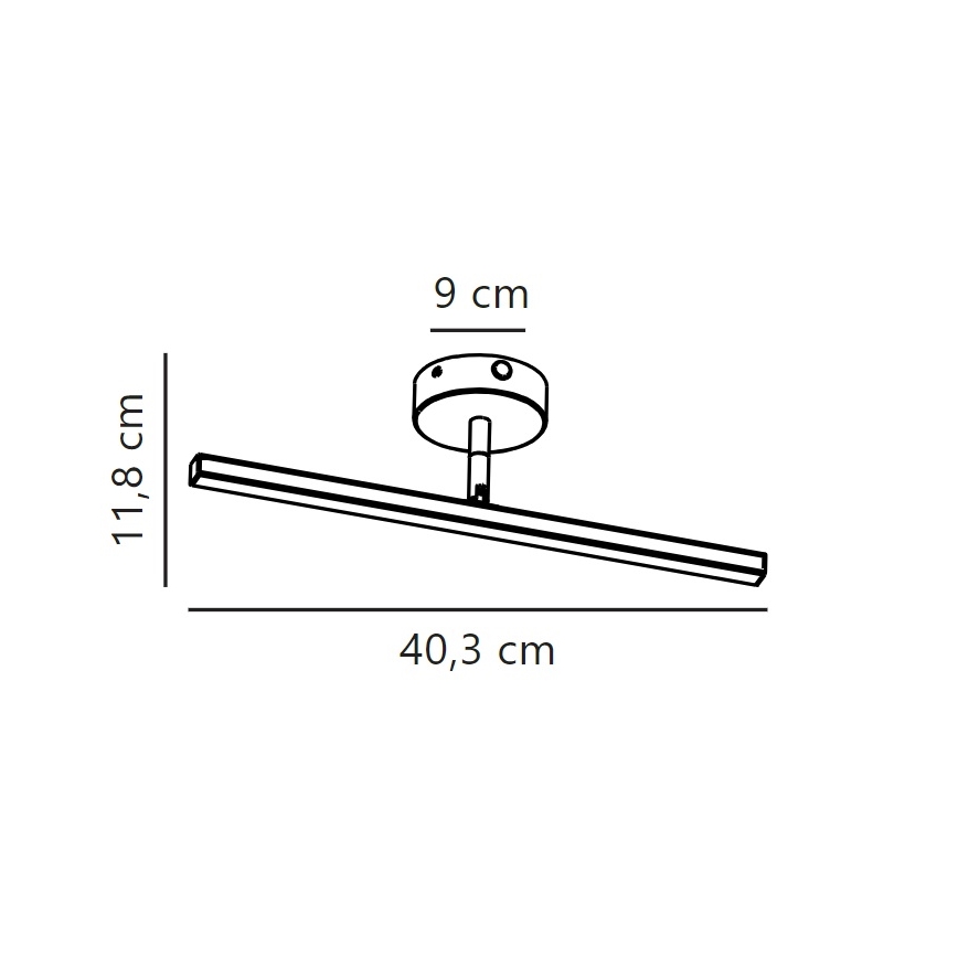 Nordlux - Iluminação de espelho para casa de banho LED IP LED/6,2W/230V IP44 40 cm branco