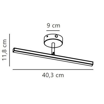 Nordlux - Iluminação de espelho para casa de banho LED IP LED/6,2W/230V IP44 40 cm cromado mate