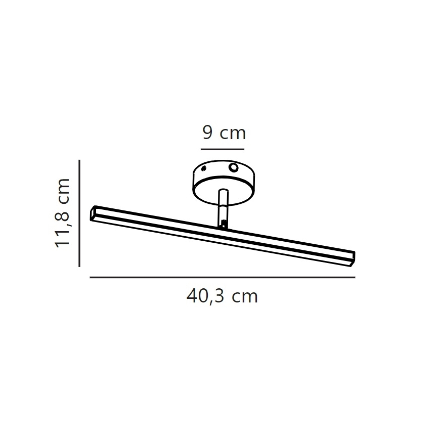 Nordlux - Iluminação de espelho para casa de banho LED IP LED/6,2W/230V IP44 40 cm cromado mate