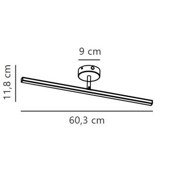 Nordlux - Iluminação de espelho para casa de banho LED IP LED/7,2W/230V IP44 60 cm branco