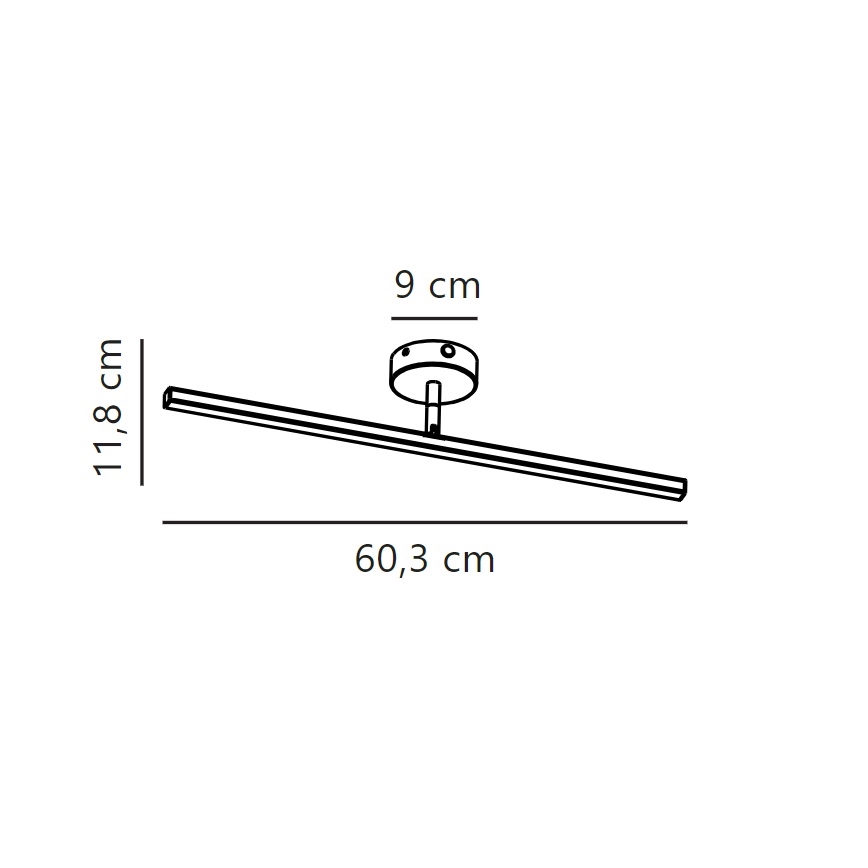 Nordlux - Iluminação de espelho para casa de banho LED IP LED/7,2W/230V IP44 60 cm branco