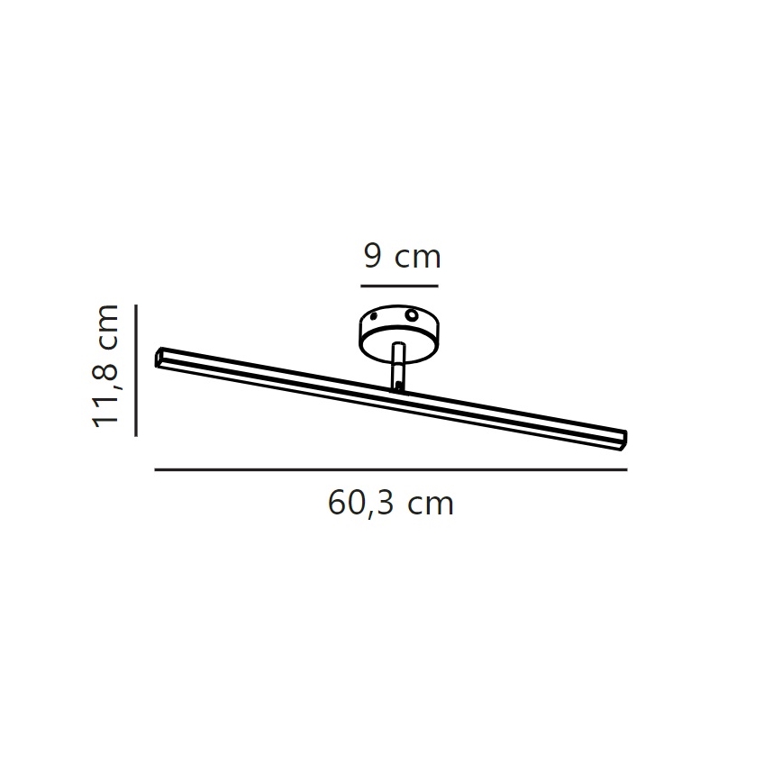 Nordlux - Iluminação de espelho para casa de banho LED IP LED/7,2W/230V IP44 60 cm cromado mate