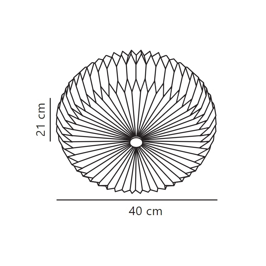 Nordlux - Iluminação de parede BELLOY 2xE27/25W/230V diâmetro 40 cm