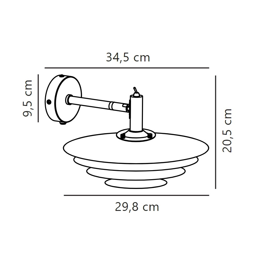 Nordlux - Iluminação de parede BRETAGNE 1xG9/25W/230V branco