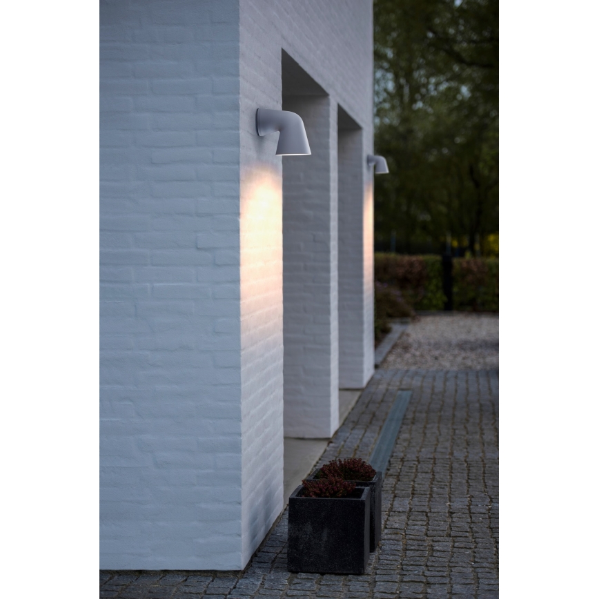 Nordlux - Iluminação de parede exterior FRONT 1xGU10/28W/230V IP44 branco