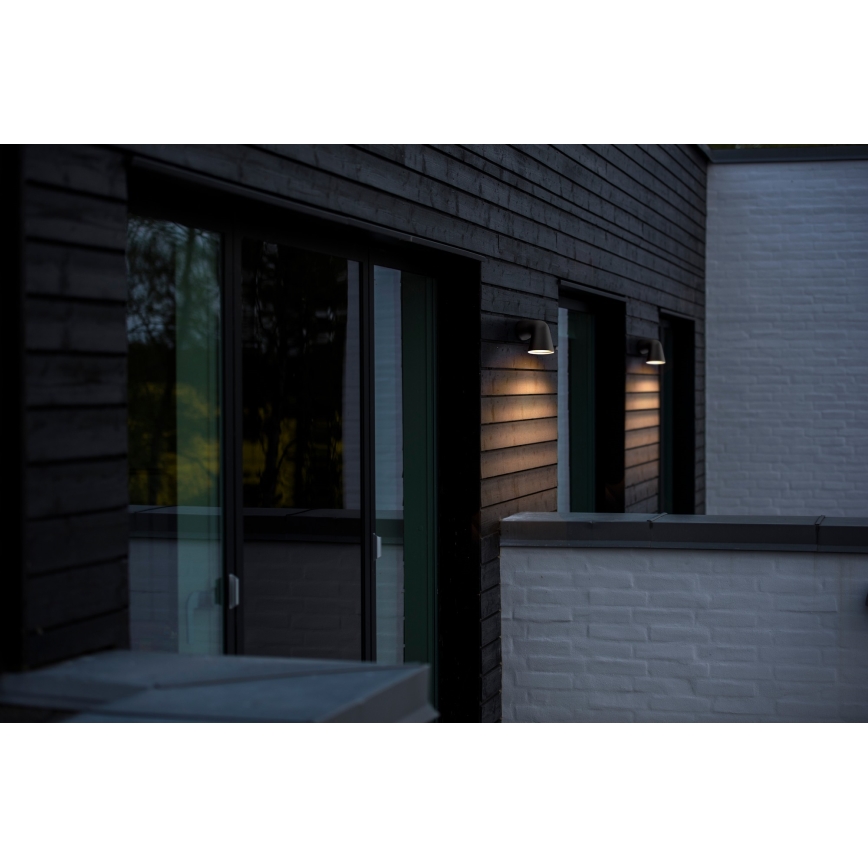 Nordlux - Iluminação de parede exterior FRONT 1xGU10/28W/230V IP44 preto