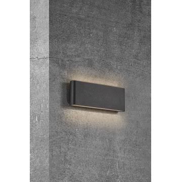 Nordlux - Iluminação de parede exterior LED KINVER LED/10W/230V IP54 preto