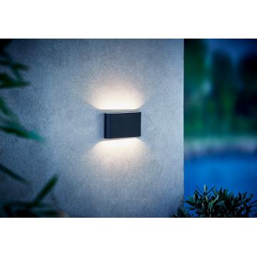 Nordlux - Iluminação de parede exterior LED KINVER LED/8,5W/230V IP54 preto