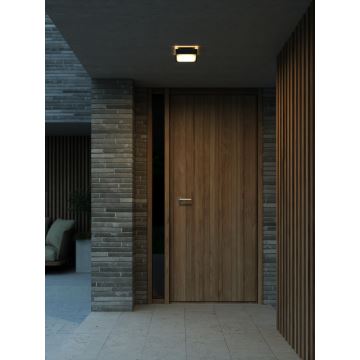 Nordlux - Iluminação de parede exterior LED OLIVER LED/9W/230V IP54 17,5x17,5 cm