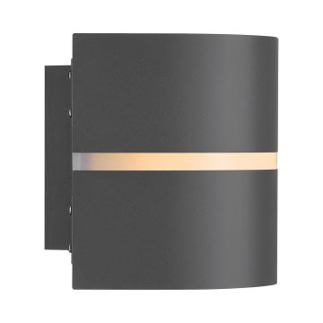 Nordlux - Iluminação de parede exterior SIBELIS 1xE27/10W/230V IP44 antracite