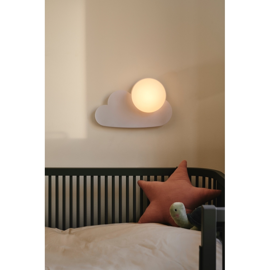 Nordlux - Iluminação de parede para crianças SKYKU CLOUD 1xE14/25W/230V nuvem