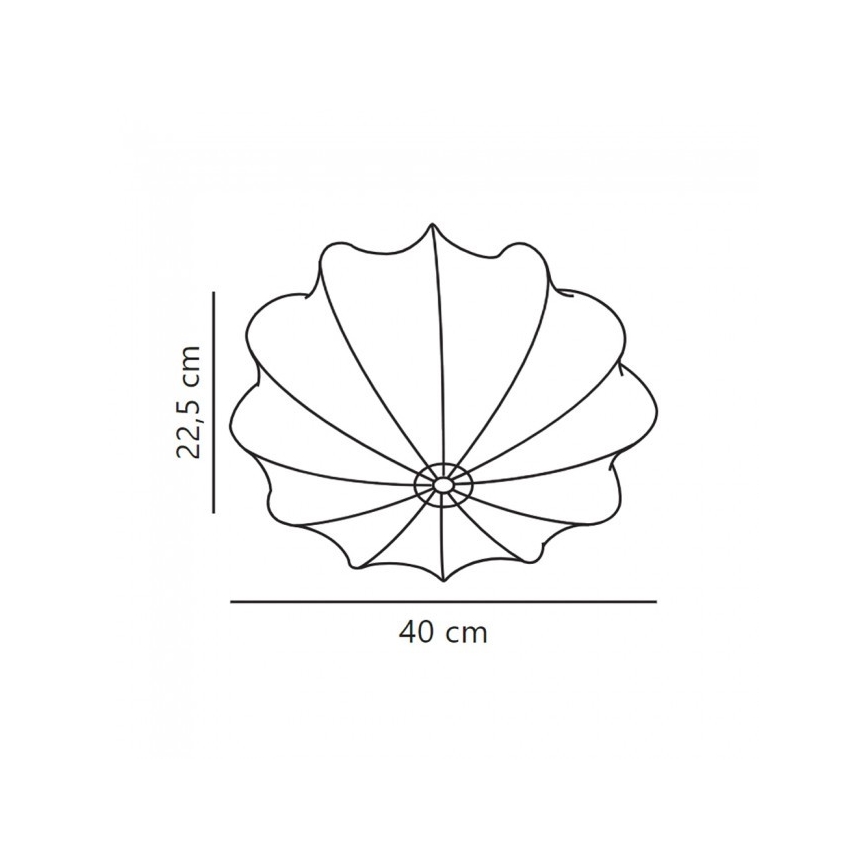 Nordlux - Iluminação de teto AERON 1xE27/40W/230V diâmetro 40 cm