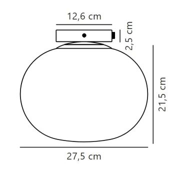 Nordlux - Iluminação de teto ALTON 1xE27/25W/230V