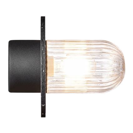 Nordlux - Iluminação de teto exterior JANUKA 1xE27/60W/230V IP54 preto