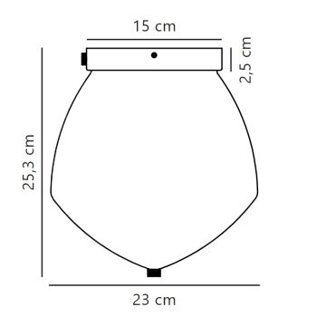 Nordlux - Iluminação de teto ORBIFORM 1xE27/40W/230V dourado