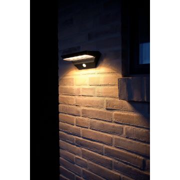 Nordlux - Iluminação solar de parede LED com sensor AGENA LED/5W/3,7V IP44