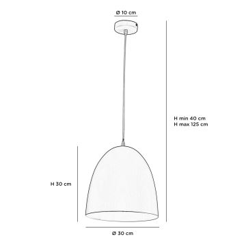 ONLI - Candeeiro suspenso AMBETA 1xE14/6W/230V amarelo