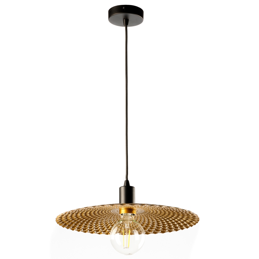 ONLI - Candeeiro suspenso GOLDEN 1xE27/22W/230V dourado/preto