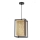 ONLI - Candeeiro suspenso MALIK 1xE27/22W/230V dourado/preto