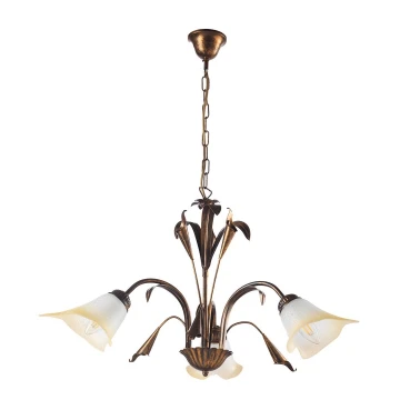 ONLI - Candelabro suspenso LUCREZIA 3xE14/6W/230V bronze