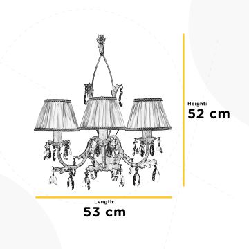 ONLI - Iluminação de parede KAREN 3xE14/6W/230V bronze