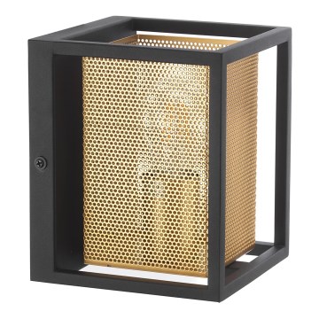 ONLI - Iluminação de parede MALIK 1xE27/22W/230V dourado/preto