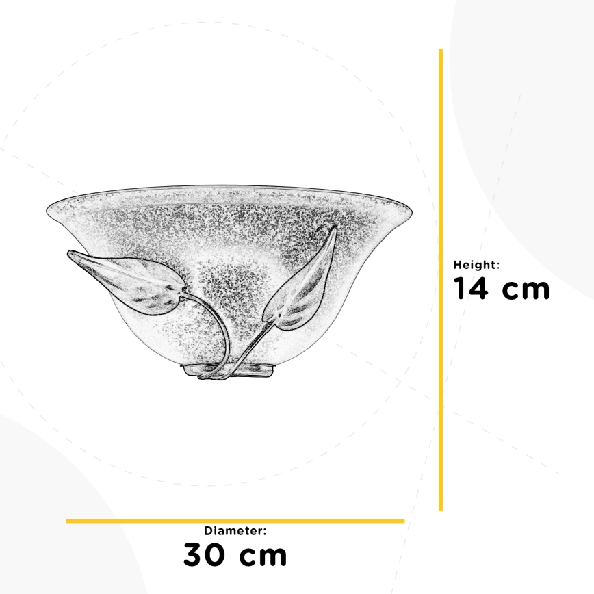 ONLI - Iluminação de parede MIRA 1xE27/22W/230V