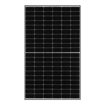 Painel solar fotovoltaico JA SOLAR 380 Wp armação preta IP68 Half Cut
