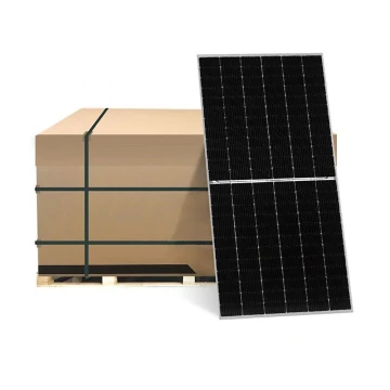 Painel solar fotovoltaico JINKO 545Wp armação prateada IP68 Half Cut bifacial - palete 36 unid.