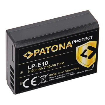 PATONA - Bateria Canon LP-E10 1020mAh Li-Ion Protect