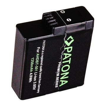 PATONA - Bateria GoPro Hero 5/6/7 AABAT-001 1250mAh Li-Ion Premium