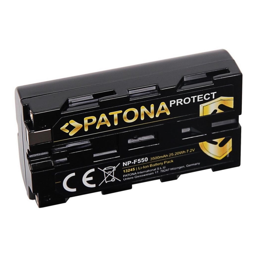 PATONA - Bateria Sony NP-F550 3500mAh Li-Ion 7.2V Protect