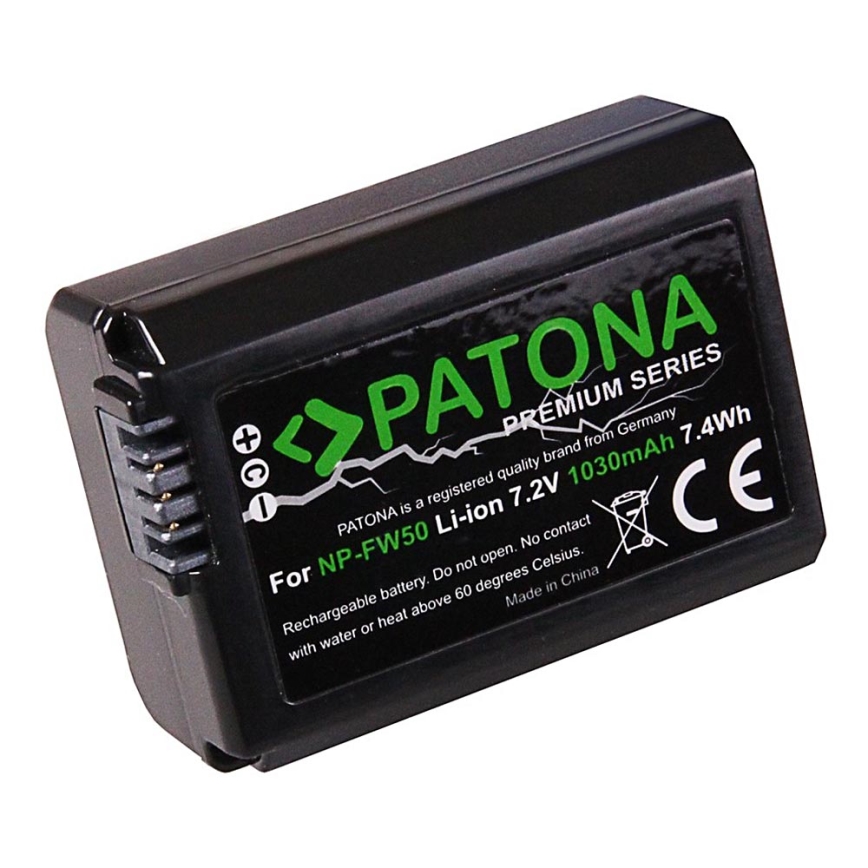 PATONA - Bateria Sony NP-FW50 1030mAh Li-Ion PREMIUM