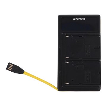 PATONA - Carregador Dual Sony NP-F970/F960/F950 USB