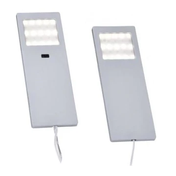 Paul Neuhaus 1121-95-2 - CONJUNTO 2x Iluminação de mobília LED com sensor HELENA LED/2W/230V