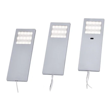 Paul Neuhaus 1121-95-3 - CONJUNTO 3x Iluminação de mobília com sensor HELENA LED/2W/230V