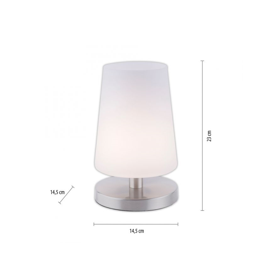 Paul Neuhaus 4146-55- Candeeiro de mesa táctil LED com regulação SONJA 1xG9/3W/230V cromado mate