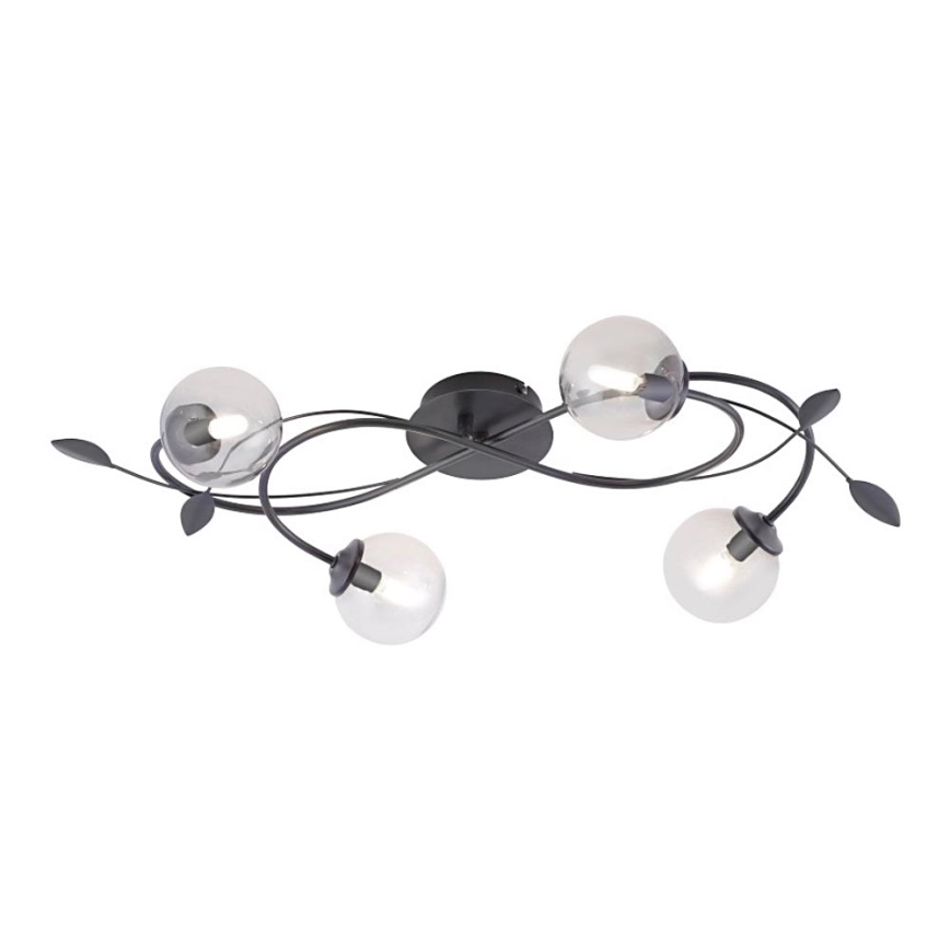 Paul Neuhaus 6724-18 - Candelabro montado à superfície LED WIDOW 4xG9/3W/230V