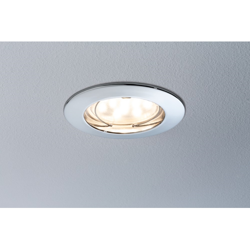 Paulmann 92759 - CONJUNTO 3xLED/6,8W Luz encastrada de casa de banho COIN 230V IP44